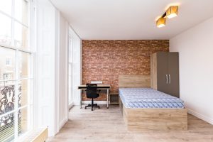 Bedroom D – 55 Leazes Terrace, Flat 2, Newcastle upon Tyne, NE1 4LY
