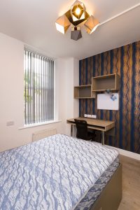 Bedroom B – 14 Leazes Terrace, Flat 2, Newcastle upon Tyne, NE1 4LY