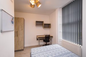 Bedroom E – 14 Leazes Terrace, Flat 2, Newcastle upon Tyne, NE1 4LY
