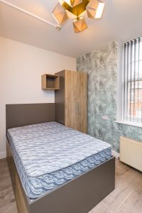 Bedroom D – 18 Leazes Terrace, Flat 2, Newcastle upon Tyne, NE1 4LY