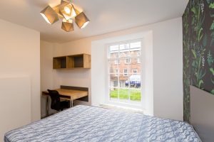 Bedroom A – 18 Leazes Terrace, Flat 1, Newcastle upon Tyne, NE1 4LY