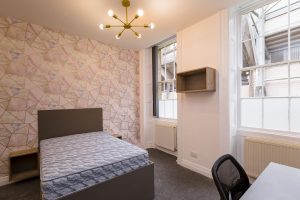 Bedroom B – 8 Leazes Terrace, Flat 2, Newcastle upon Tyne, NE1 4LY