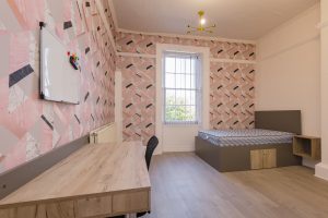 Bedroom A – 22 Leazes Terrace, Flat 2, Newcastle upon Tyne, NE1 4LY