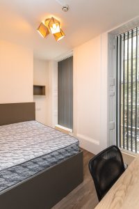 Bedroom E – 16 Leazes Terrace, Flat 4, Newcastle upon Tyne, NE1 4LY