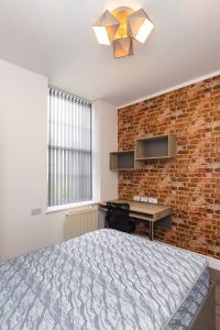 Bedroom B – 18 Leazes Terrace, Flat 3, Newcastle upon Tyne, NE1 4LY