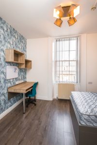 Bedroom D – 18 Leazes Terrace, Flat 4, Newcastle upon Tyne, NE1 4LY